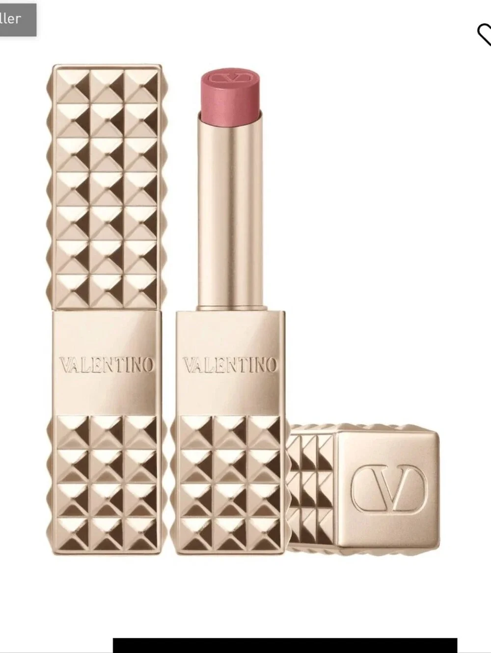 ✨️NIB✨️ Valentino Spike Valentino Lipstick & Pouch Set, Spike A Pose - Picture 2 of 8